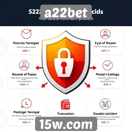 Recursos de segurança do site a22bet